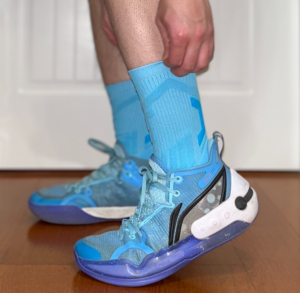 Giay Lining Yushuai 16 Mid 'Moon White Blue' ABAS053-1