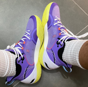 Giay Lining Yushuai 16 Mid 'Purple Yellow' ABAS053-2