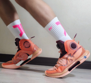 Giay Lining Yushuai Evolution High 'Sand Orange' ABAR041-5