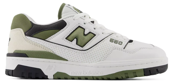 Giay New Balance 550 'White Dark Olivine' BB550DOB