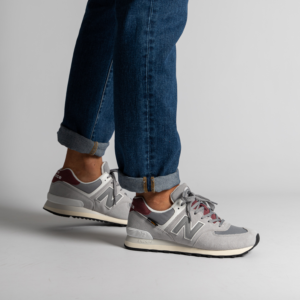 Giay New Balance 574 'Arctic Grey Maroon' U574KBR