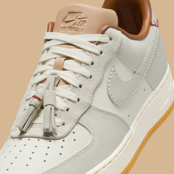 Giay Nike Air Force 1 Low 'Tassels Light Bone' HF5697-001