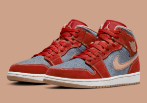 Giay Nike Air Jordan 1 Mid 'Denim Red' DM4352-600