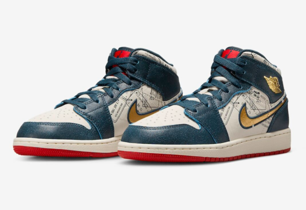 Giay Nike Air Jordan 1 Mid SE 'Take Flight' FN1353-400