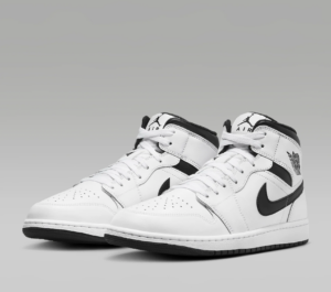 Giay Nike Air Jordan 1 Mid 'White Black' DQ8426-132