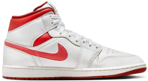 Giay Nike Air Jordan 1 Mid 'White Dune Red' FJ3458-160