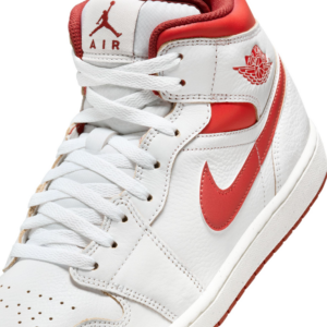 Giay Nike Air Jordan 1 Mid 'White Dune Red' FJ3458-160
