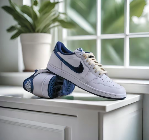 Giay Nike Air Jordan 1 Retro Low 85 ‘Metallic Blue’ FB9933-141