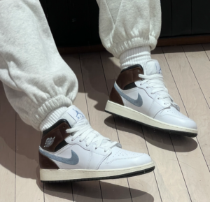 Giay Nike Air Jordan 1 Retro Mid SE 'Brown Blue Grey' FQ7831-142