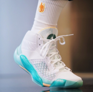 Giay Nike Air Jordan 38 PF x Guo Ailun 'White Jade' FD0585‑100