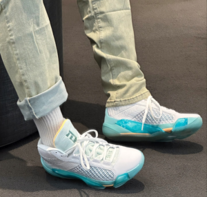 Giay Nike Air Jordan 38 PF x Guo Ailun 'White Jade' FD0585‑100