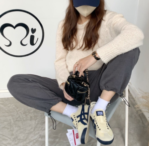 Giay Onitsuka Tiger Mexico 66 Paraty 'Natural Navy' TH342N-0250