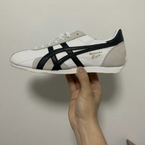 Giay Onitsuka Tiger Runspark 'White Black' D201L-100