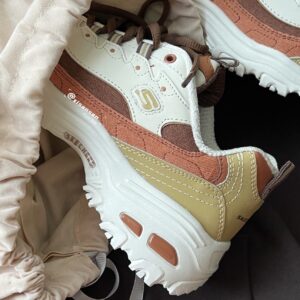 Giay Skechers D'Lites 1.0 'Cream Brown' 149906‑TPNT