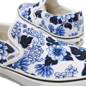 Giay Vans Classic Slip‑On 'Floral Blue' VN0A7VCFY6Z