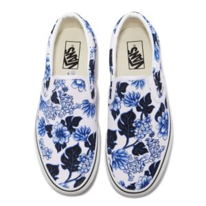 Giay Vans Classic Slip‑On 'Floral Blue' VN0A7VCFY6Z