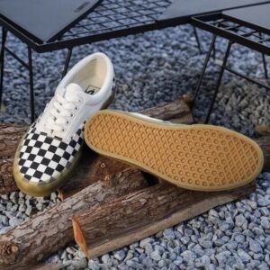 Giay Vans Era Checkerboard 'Marshmallow Gum' VN0A4BV41KP