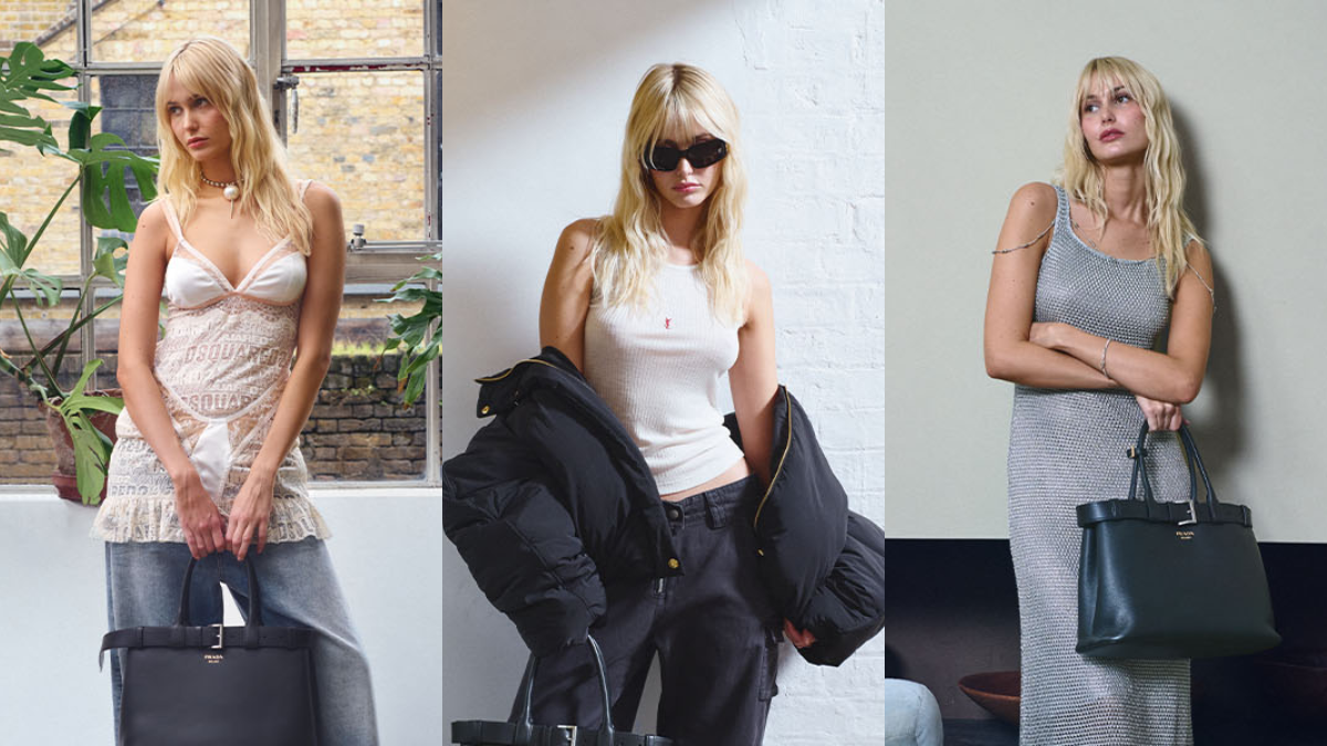 Buckle Handbag - Bi quyet phoi do sanh dieu voi tui Prada "It Bag"