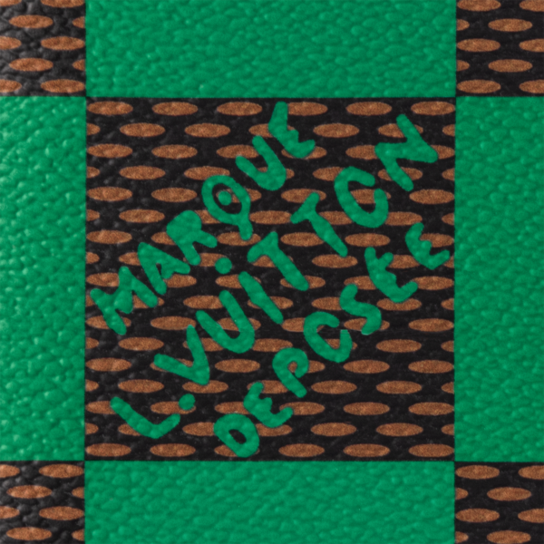 Vi Louis Vuitton Pocket Organiser 'Green' N40613