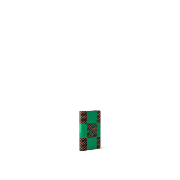 Vi Louis Vuitton Pocket Organiser 'Green' N40613