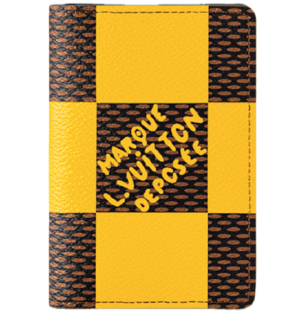 Vi Louis Vuitton Pocket Organiser 'Yellow' N40596