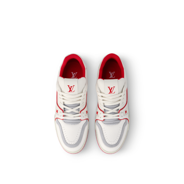 Giay Louis Vuitton LV Trainers 'Red' 1ABFBE