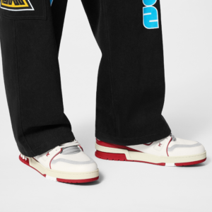 Giay Louis Vuitton LV Trainers 'Red' 1ABFBE