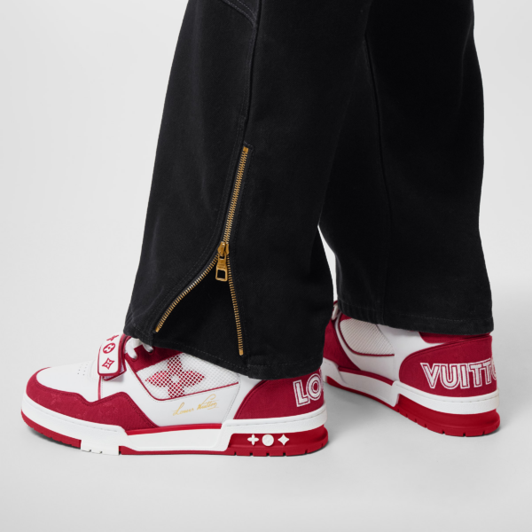 Giay Louis Vuitton LV Trainers 'Red' 1ABLXI