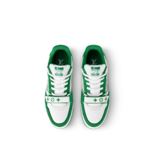 Giay Louis Vuitton LV Trainers 'Green' 1ABLY2