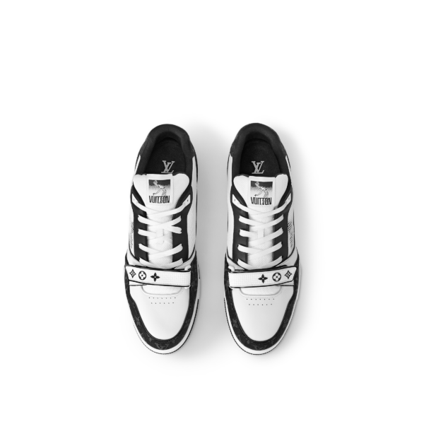 Giay Louis Vuitton LV Trainers 'Black' 1ABODJ