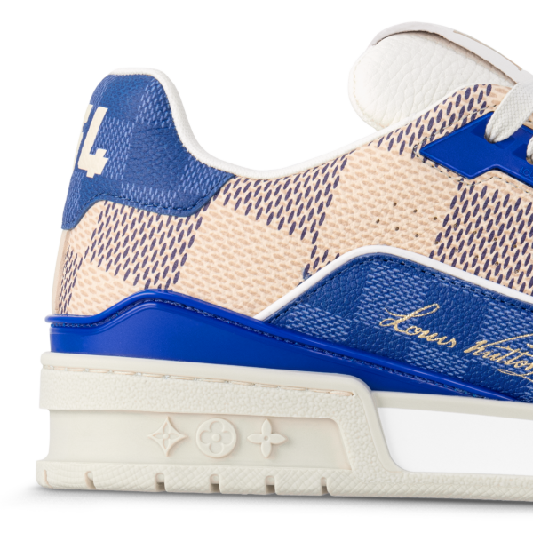 Giay Louis Vuitton LV Trainers 'Blue' 1AC57Q