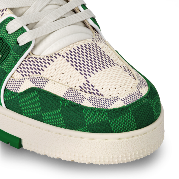 Giay Louis Vuitton LV Trainers 'Green' 1AC587