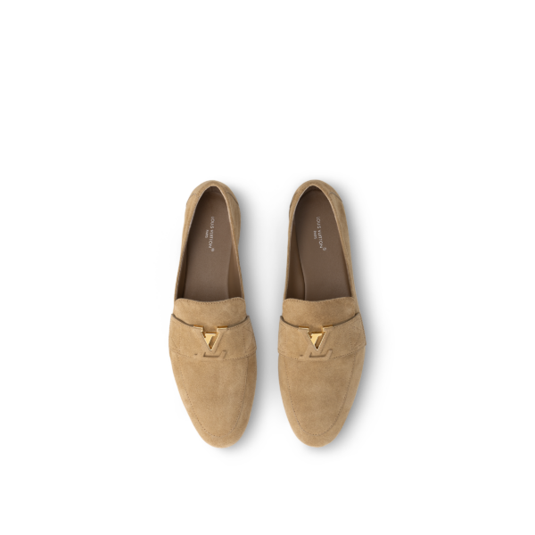 Giay Louis Vuitton LV Capri Loafers 'Beige' 1AC72U