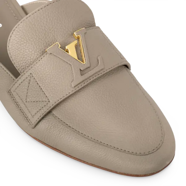 Dep Louis Vuitton LV Capri Open Back Loafers 'Grey' 1AC7QF