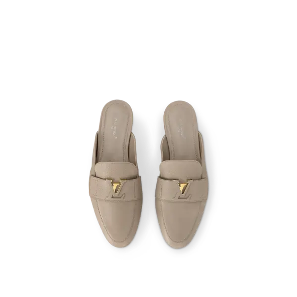 Dep Louis Vuitton LV Capri Open Back Loafers 'Grey' 1AC7QF