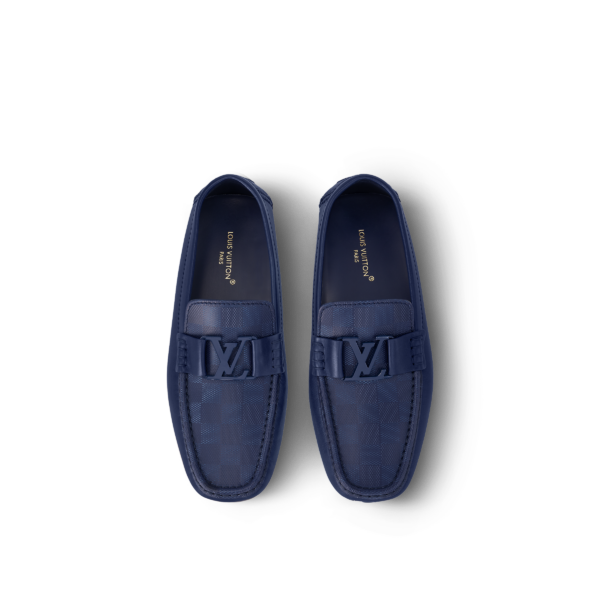 Giay Louis Vuitton Monte Carlo Moccasins 'Navy Blue' 1ACE5E