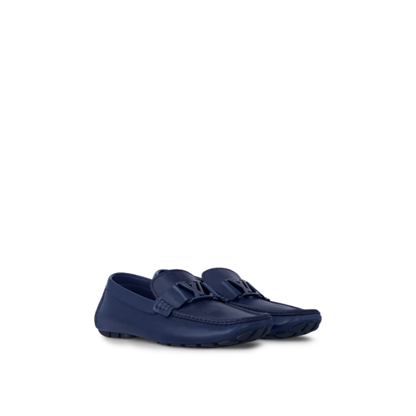 Giay Louis Vuitton Monte Carlo Moccasins 'Navy Blue' 1ACE5E
