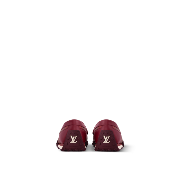 Giay Louis Vuitton LV Racer Mocassins 'Bordeaux' 1ACE97