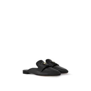 Dep Louis Vuitton LV Capri Open Back Loafers 'Black' 1ACH5Q