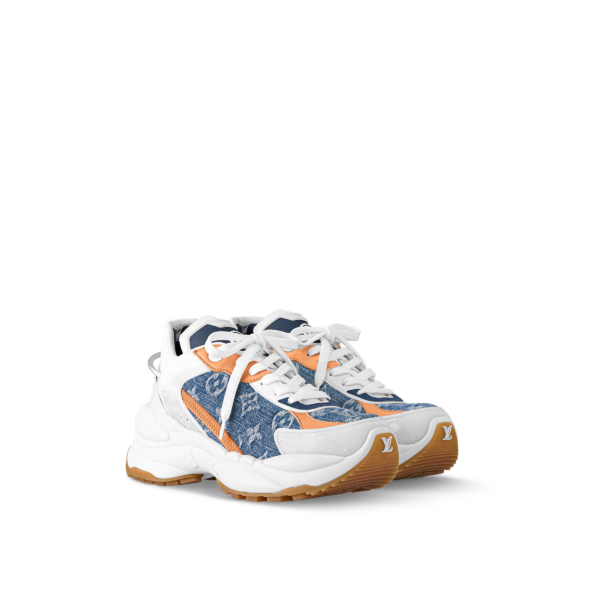 Giay Louis Vuitton Run 55 Trainers 'Blue' 1ACHTV