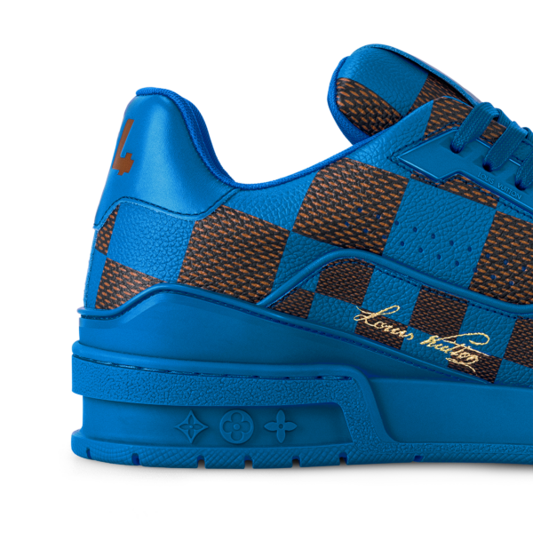Giay Louis Vuitton LV Trainers 'Blue' 1ACNK5