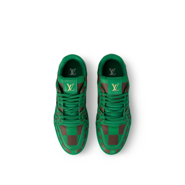 Giay Louis Vuitton LV Trainers 'Green' 1ACNK9