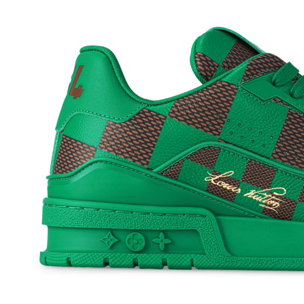 Giay Louis Vuitton LV Trainers 'Green' 1ACNK9