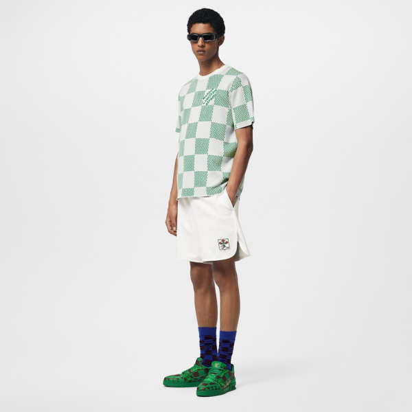 Giay Louis Vuitton LV Trainers 'Green' 1ACNK9