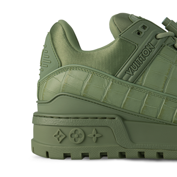 Giay Louis Vuitton LV Maxi Trainers 'Khaki Green' 1ACNLK