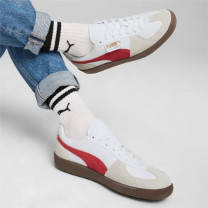 Giay Puma Palermo Leather 'White Club Red' 396464-05
