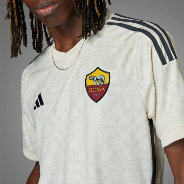 Ao Adidas AS Roma 23/24 Away Jersey 'Beige' IK7168