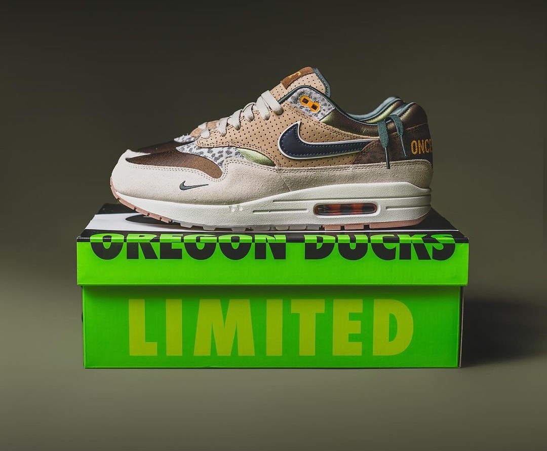 Hinh anh 1: Air Max 1 'University of Oregon' - vinh danh cho ngay Air Max Day 2024