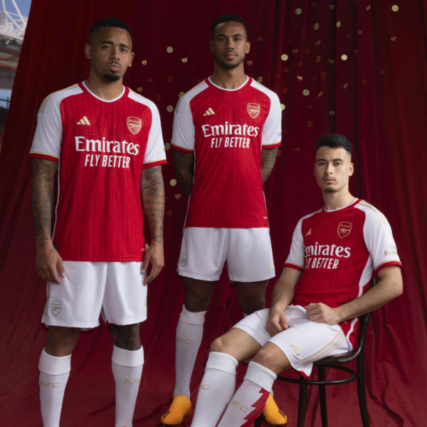 Ao Adidas Arsenal 23/24 Home Authentic Jersey 'Gunner' HR6931