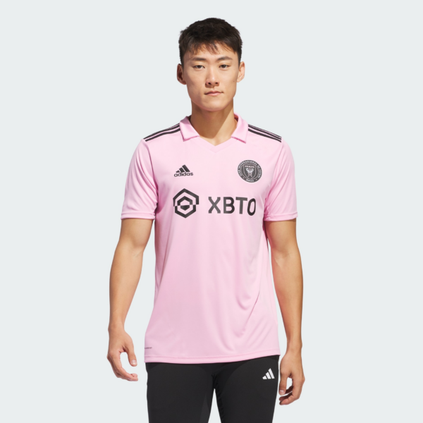 Ao Adidas Inter Miami CF 22/23 Messi 10 Home Jersey 'Pink' JE9701